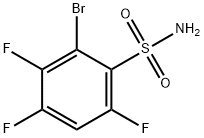 2-Bromo-3,4,6-trifluorobenzene sulfonamide 结构式