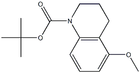 tert-Butyl 5-methoxy-3,4-dihydroquinoline-1(2H)-carboxylate 结构式