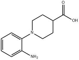 1-(2-Amino-phenyl)-piperidine-4-carboxylic acid 结构式