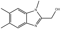 (1,5,6-trimethyl-1H-benzimidazol-2-yl)methanol 结构式