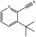 3-(tert-butyl)picolinonitrile 结构式