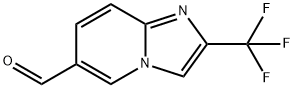 2-(三氟甲基)咪唑并[1,2-A]吡啶-6-甲醛 结构式