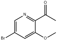 1-(5-Bromo-3-methoxypyridin-2-yl)ethanone 结构式