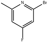 2-溴-4-氟-6-甲基吡啶 结构式