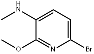 (6-Bromo-2-methoxy-pyridin-3-yl)-methyl-amine 结构式