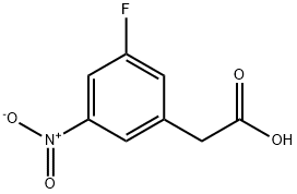 2-(3-Fluoro-5-nitrophenyl)acetic acid 结构式