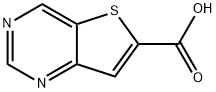 thieno[3,2-d]pyrimidine-6-carboxylic acid 结构式