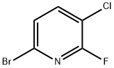 2-氟-3-氯-6-溴吡啶 结构式