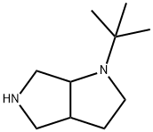 1-(tert-Butyl)octahydropyrrolo[3,4-b]pyrrole 结构式
