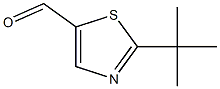 2-叔丁基-1,3-噻唑-5-甲醛 结构式