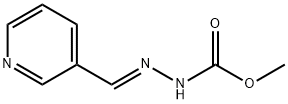 methyl 2-(3-pyridinylmethylene)hydrazinecarboxylate 结构式