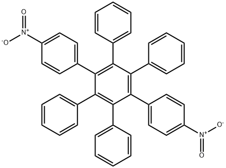 1,4-双(4-硝基苯)-2,3,5,6-四苯基苯 结构式
