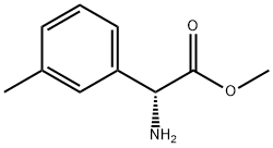 METHYL(2R)-2-AMINO-2-(3-METHYLPHENYL)ACETATE 结构式
