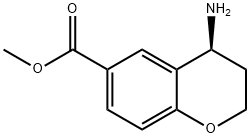 METHYL(4S)-4-AMINOCHROMANE-6-CARBOXYLATE 结构式