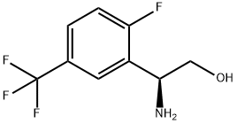(2S)-2-AMINO-2-[2-FLUORO-5-(TRIFLUOROMETHYL)PHENYL]ETHAN-1-OL 结构式