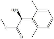 METHYL(2S)-2-AMINO-2-(2,6-DIMETHYLPHENYL)ACETATE 结构式