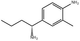 4-((1R)-1-AMINOBUTYL)-2-METHYLPHENYLAMINE 结构式