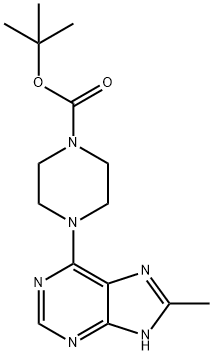 4-(8-Methyl-9H-purin-6-yl)-piperazine-1-carboxylic acid tert-butyl ester