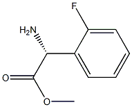 R-2-氟苯甘氨酸甲酯 结构式
