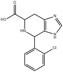 4-(2-chlorophenyl)-3H,4H,5H,6H,7H-imidazo[4,5-c]pyridine-6-carboxylic acid 结构式