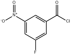 3-FLUORO-5-NITROBENZOYL CHLORIDE 结构式