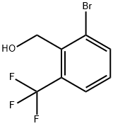 2-溴-6-(三氟甲基)苄醇 结构式