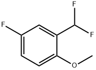 4-氟-2-二氟甲基苯甲醚 结构式