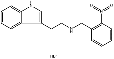 [2-(1H-indol-3-yl)ethyl](2-nitrobenzyl)amine hydrobromide 结构式