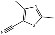 2,4-二甲基噻唑-5-甲腈 结构式