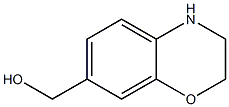 (3,4-二氢-2H-苯并[B][1,4]噁嗪-7-基)甲醇 结构式