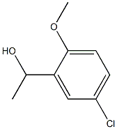 1-(5-氯-2-甲氧基苯基)乙-1-醇 结构式