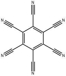 苯-1,2,3,4,5,6-六甲腈 结构式