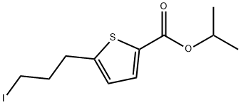 isopropyl 5-(3-iodopropyl)thiophene-2-carboxylate 结构式
