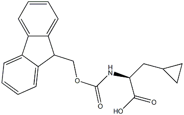 N-FMOC-RS-环丙基丙氨酸 结构式