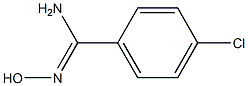 (Z)-4-氯-N'-羟基苯甲酰胺 结构式