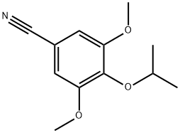 4-异丙氧基-3,5-二甲氧基苯甲腈 结构式