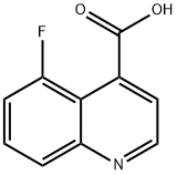 5-氟喹啉-4-羧酸 结构式