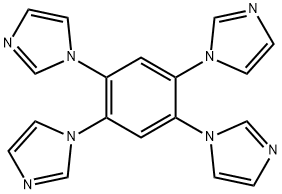 1,2,4,5-四(1H-咪唑-1-基)苯 结构式