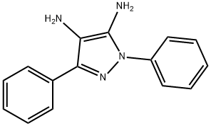 1,3-Diphenyl-1H-pyrazole-4,5-diamine 结构式