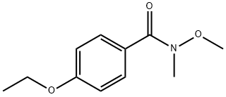 4-ethoxy-N-methoxy-N-methylbenzamide 结构式