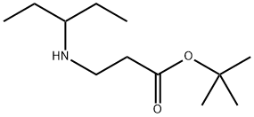 tert-butyl 3-[(pentan-3-yl)amino]propanoate 结构式