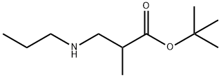 tert-butyl 2-methyl-3-(propylamino)propanoate 结构式