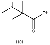 2-(甲氨基)异丁酸盐酸盐 结构式