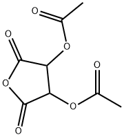 2,5-dioxotetrahydrofuran-3,4-diyl diacetate 结构式