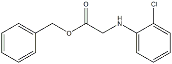 DL-2-氯苯甘氨酸苄酯 结构式