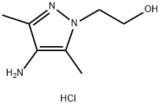 2-(4-amino-3,5-dimethyl-1H-pyrazol-1-yl)ethanol hydrochloride 结构式