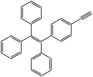[1-(4-乙炔基苯基)-1,2,2,-三苯基]乙烯 结构式