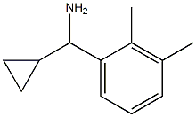 环丙基(2,3-二甲基苯基)甲胺 结构式