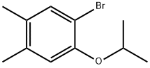 1-溴-4,5-二甲基-2-(丙-2-基氧基)苯 结构式