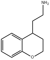 2-(3,4-二氢-2H-1-苯并吡喃-4-基)乙-1-胺 结构式